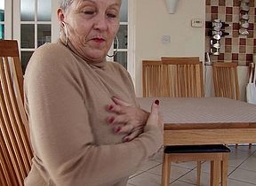 Sad chunky breasted British housewife carryingon close to yourselves